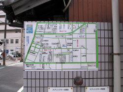 八木病院 敷地境界壁